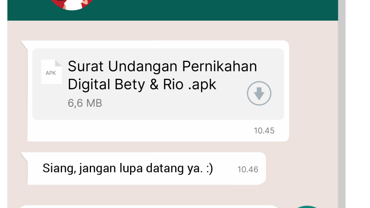 Mencegah APK berbahaya melalui WhatsApp